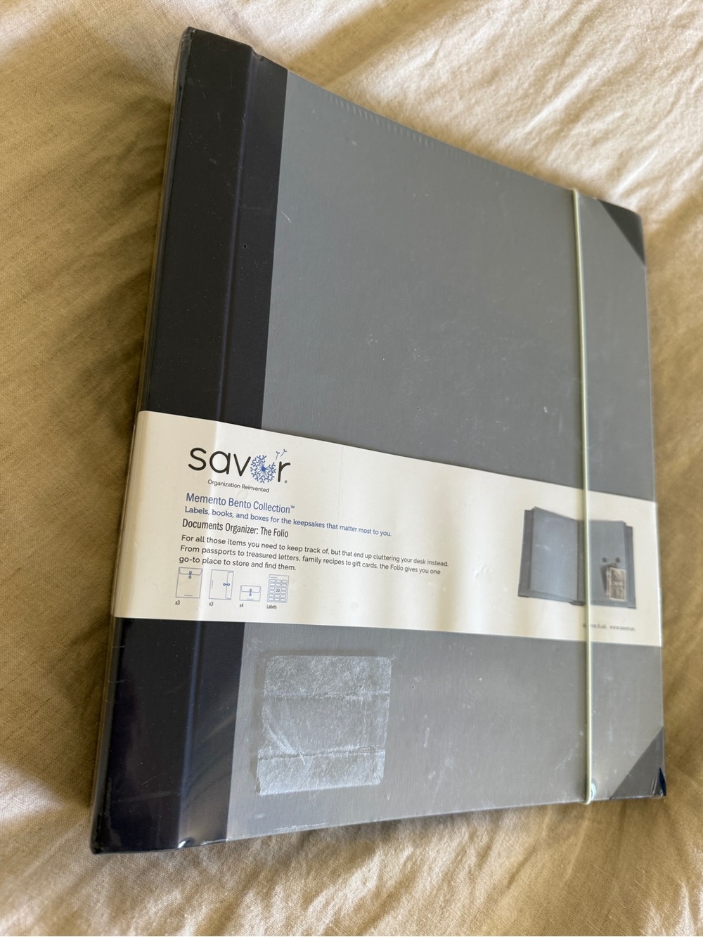 NWT Savor Document Organizer Folio in Slate Gray - Picture 10 of 16